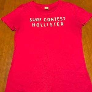 Hollister Size large Pink T-Shirt very soft